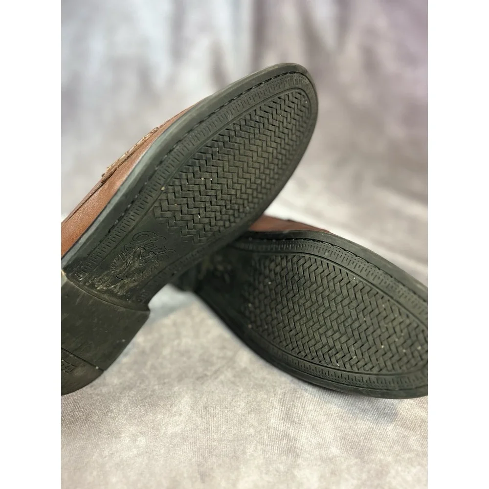 Cole Haan Pinch Penny Loafers Men's 8M Brown Leather Slip On Dress Shoes